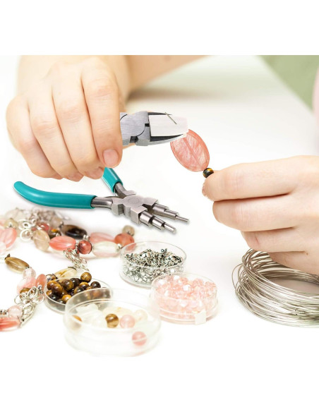 Juego de 2 Pinzas para Hacer Joyas Mudder 6 en 1 DIY