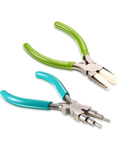 Juego de 2 Pinzas para Hacer Joyas Mudder 6 en 1 DIY