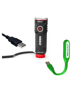 Linterna LED NEBO Torchy 1000 Lúmenes USB Recargable