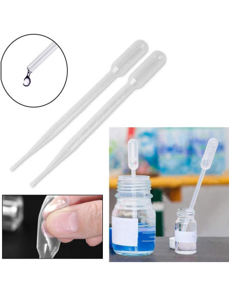 20 Bolígrafos de Aceite Transparentes para Uñas y Pestañas