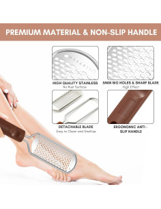 Lima para Pies Makartt de Acero Inoxidable 28 cm - Removedor de Callos 2