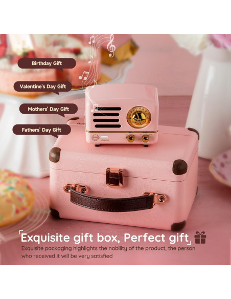 Altavoz Bluetooth Muzen OTR Retro Metal 10h Reproducción