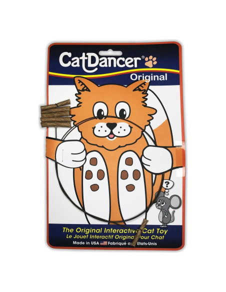 Juguete Interactivo para Gatos Cat Dancer 101 Seguro y Divertido Juguete Interactivo para Gatos Cat Dancer 101 Seguro y Divertido