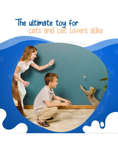 Juguete Interactivo para Gatos Cat Dancer 101 Seguro y Divertido