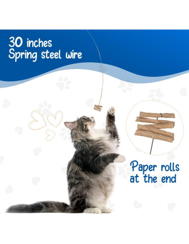 Juguete Interactivo para Gatos Cat Dancer 101 Seguro y Divertido