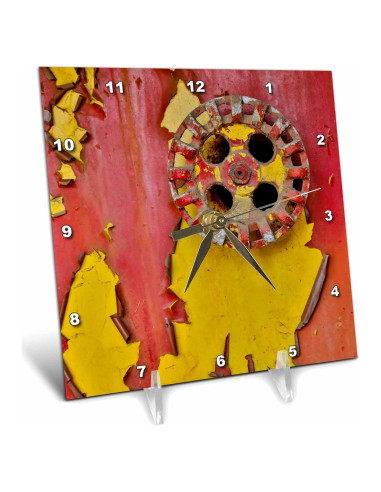 Reloj de Escritorio 3dRose Antiguo Bomberos 15.24cm