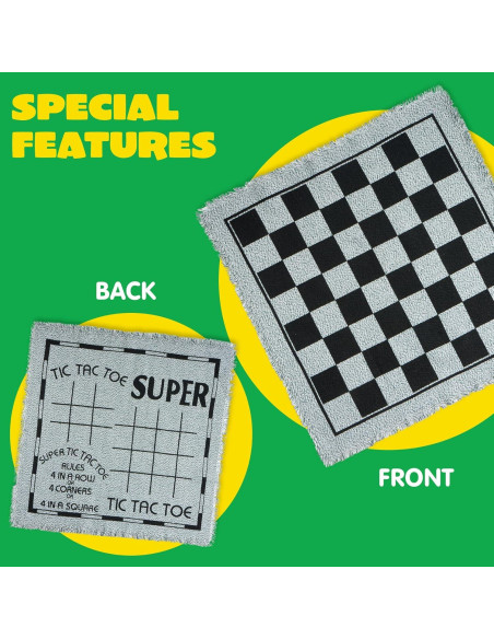 Juego de Mesa 3 en 1 Damas Gigantes JOYIN 24 Fichas