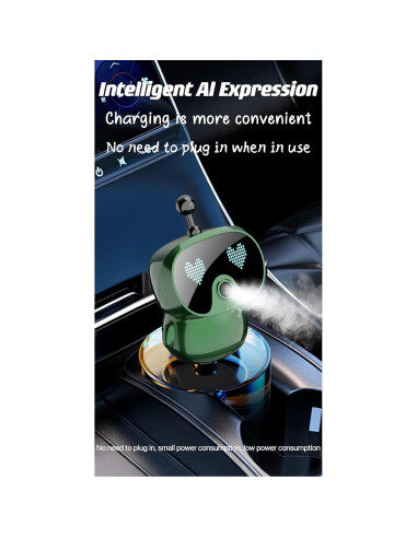 Difusor de Aromas para Auto BNTR Negro Rotatorio 6,5x11cm