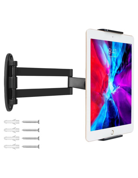 Soporte de Pared para Tablet GSRUAN Ajustable 360 Negro