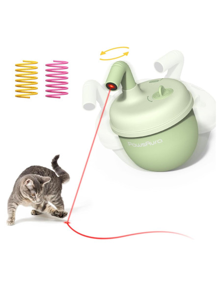 Juguete láser automático para gatos OFFBEATISM verde 360