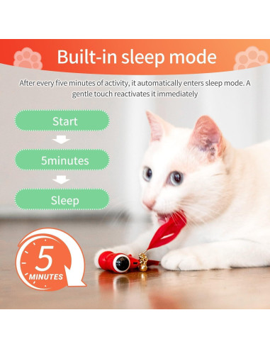 Juguete Interactivo para Gatos KiTiFiSH Automático USB