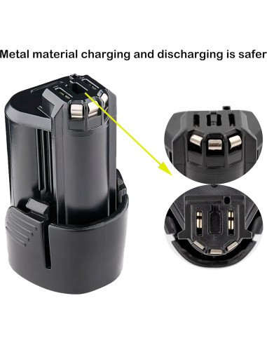 Batería Litio 12V 1500mAh TAWUZUOR Compatible Bosch