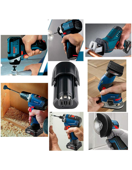 Batería Litio 12V 1500mAh TAWUZUOR Compatible Bosch