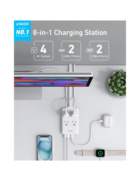 Estación de Carga Anker 20W 8-en-1 USB-C para iPhone 15 Estación de Carga Anker 20W 8-en-1 USB-C para iPhone 15