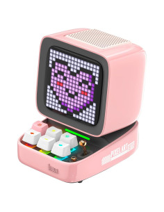 Divoom Ditoo Altavoz Bluetooth Retro 10W Rosa LED 16x16