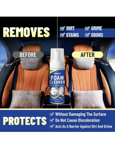 Limpiador de espuma multifuncional SHIELDOM 150ML para tapicería 2