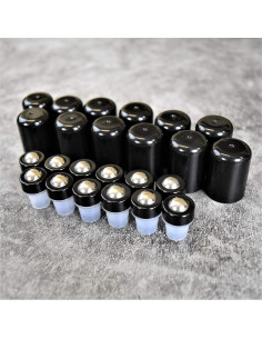 Tops de Rodillo de Acero Inoxidable Holistic Oils - Paquete de 12 2