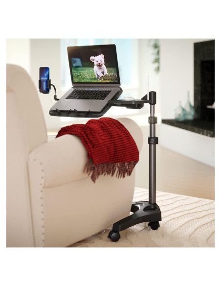 Carro de Escritorio Móvil LEVO G2 V16 para Laptop Negro