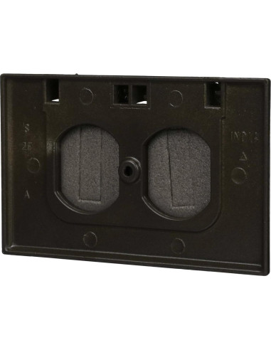 Cubierta a Prueba de Climas Hubbell Raco 5180-2 Dúplex Horizontal