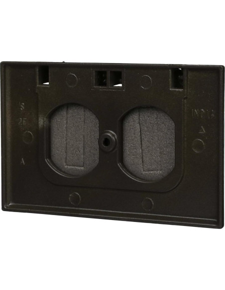 Cubierta a Prueba de Climas Hubbell Raco 5180-2 Dúplex Horizontal