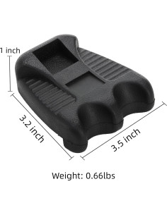 Soporte de Taco de Billar Eorbow Portátil 2 Agujeros Antideslizante 2