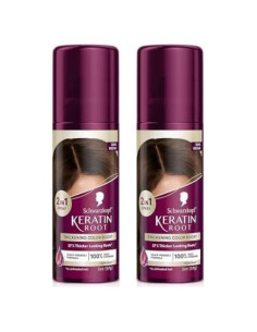 Spray Temporal de Color de Raíz Schwarzkopf 59ml Marrón Oscuro
