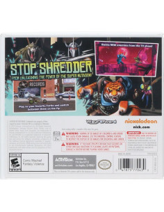 Videojuego Tortugas Ninja Adolescentes: Peligro del OOZE - Nintendo 3DS 2