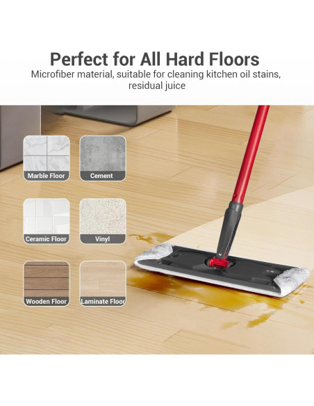 10 Almohadillas Reemplazo Microfibra Mopas Vileda H2prO 40.5x11cm