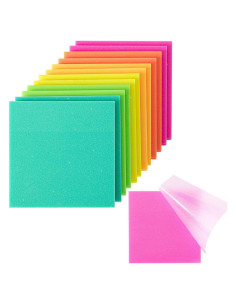 Notas Adhesivas Mr. Pen 3x3 cm, 12 Blocs, 600 Hojas Coloridas