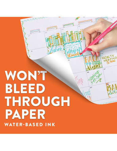 Bolígrafos de Punta de Fieltro Paper Mate Flair 24 Colores