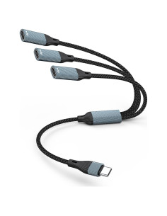 Divisor USB-C 1 en 3 Jadebones - Adaptador OTG 480Mbps