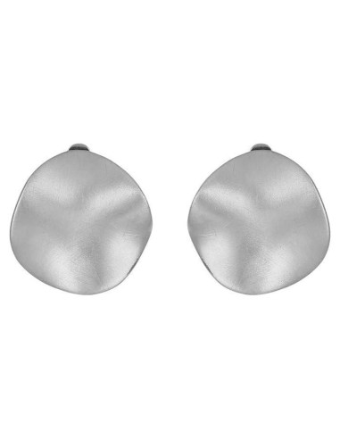 Pendientes de Clip Martillados de Oro y Plata para Mujeres