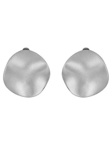 Pendientes de Clip Martillados de Oro y Plata para Mujeres