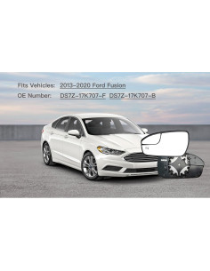 Espejo Retrovisor Calentado Lado Derecho Ford Fusion 2013-2020 2