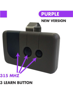 Control Remoto Universal Sears Craftsman 139.53753 315MHz 2