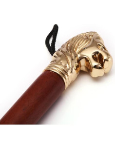 Cuchara de zapatos de madera de haya dorada con sacapuntas 32cm 2