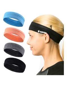 Cintas para la cabeza deportivas SAMFAVO 4PCS para correr y yoga