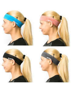 Cintas para la cabeza deportivas SAMFAVO 4PCS para correr y yoga 2