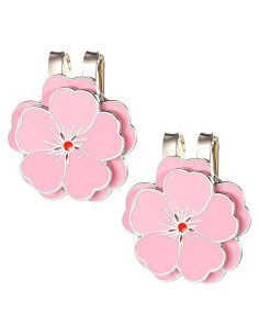 Clip Magnético para Gorra de Golf Hpmjz Rosa 2 Pcs Decorativo