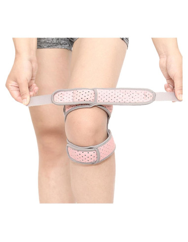 Férula para Rodilla SUJAYU Rosa Ajustable para Alivio de Dolor