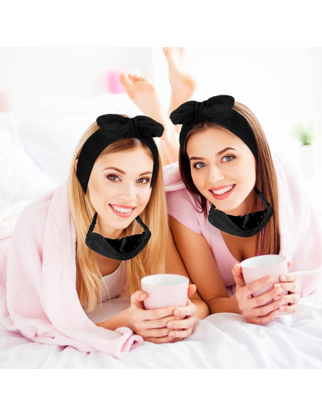 Conjunto de Spa Jexine 24 Pcs: Bandas y Máscaras Negras