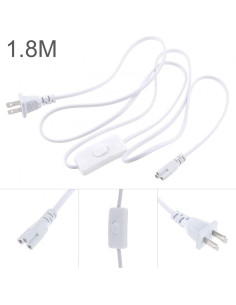 Conector de Alimentación LED RTNLIT T5 T8 1.83m con Interruptor 2