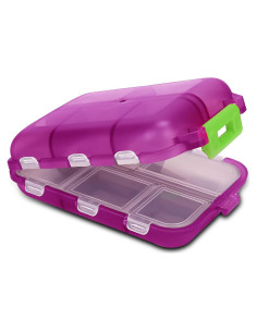 Organizador de Pastillas de Viaje YourRx - 10 Compartimentos Rosa