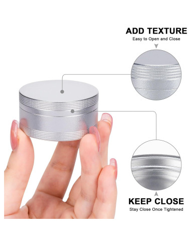 Estuche de Pastillas de Metal SOBAHIDO Mediano A Prueba de Agua