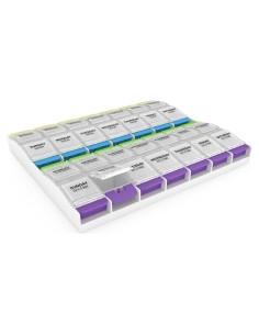 Organizador de Pastillas Semanal Ezy Dose Extra Grande 4 Dosis