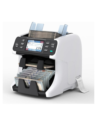 Contadora de Dinero MUNBYN IMC40 2 Bolsillos Pantalla Táctil