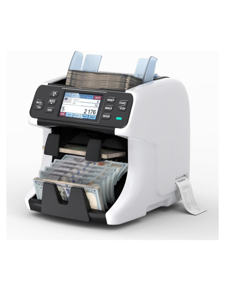 Contadora de Dinero MUNBYN IMC40 2 Bolsillos Pantalla Táctil