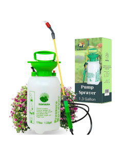Pulverizador de Jardín SunVara 5L Presión Bomba Ajustable
