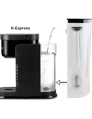 Depósito de Agua con Soporte y 3 Filtros para Cafetera Keurig K-Express