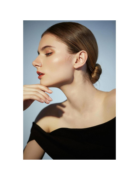 21 Anillos de Nariz Acero Inoxidable 316L Vegolita 22G Hipoalergénicos